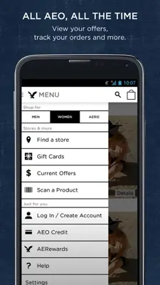 AEO | Aerie android App screenshot 1